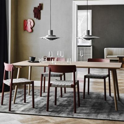 Casa Muebles Mesa de comedor rectangular de madera maciza para restaurantes modernos