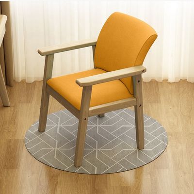 Silla de madera sólida para el hogar duradera para el hogar general Muebles de comedor Escritorio de cama Respaldo de espalda Taburete silla de tela silla de oficina