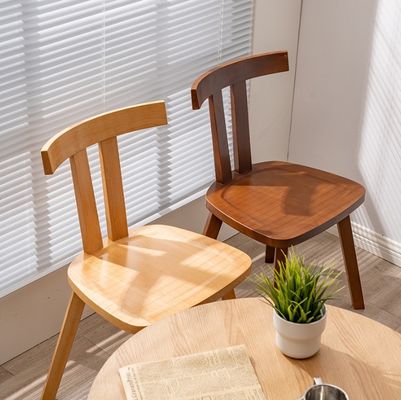 Muebles de restaurante silla de madera duradera con diseño moderno de madera de haya