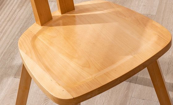 Muebles de restaurante silla de madera duradera con diseño moderno de madera de haya