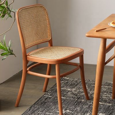 Silla de comedor plegable de ratán para eventos y bodas