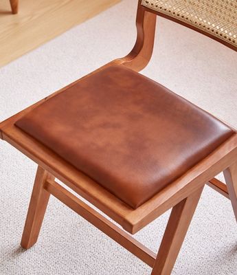 Inicio Muebles Restaurante nórdico antiguo Silla de ratan/hiedra de madera sólida Silla de comedor de madera sólida con estilo de diseño contemporáneo