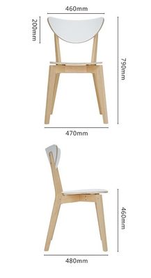 Agregue un toque de sofisticación a su comedor con sillas apiladas de madera de abedul en estilo moderno del norte de Europa