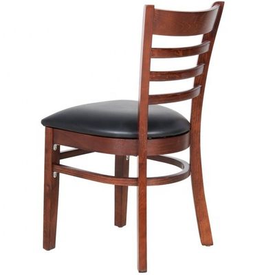 Silla de madera sólida de diseño moderno Silla de restaurante de madera D57*W51*SH49.5*H83cm Silla de comedor personalizada