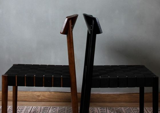 Asiento de madera maciza trenzada silla de comedor muebles acabado lacado con diseños personalizados para restaurantes