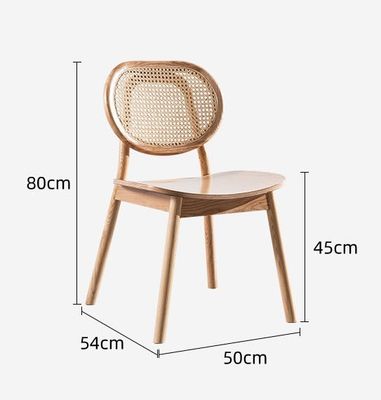 Muebles de madera maciza de hotel de lujo de época silla de comedor para restaurante en negro