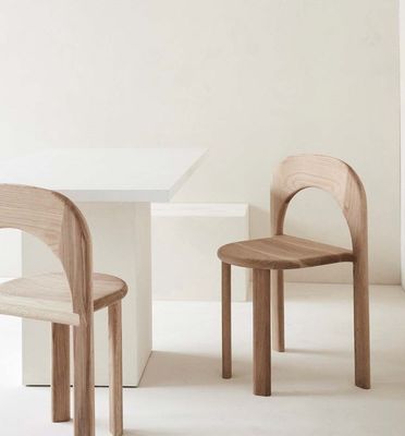 No, silla de comedor de madera natural plegada y apilada, servicio OEM aceptado.