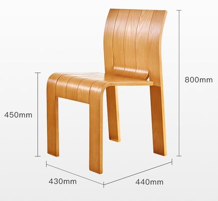 Silla de comedor de madera maciza para eventos adecuada para varios eventos