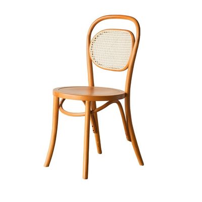 Silla de comedor Rattan tejido natural y madera sólida de con servicio OEM aceptado