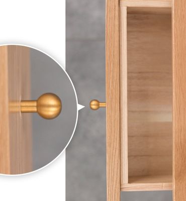 Muebles de sala de estar de madera moderna W120*D60*H45CM Mesa de café de madera sólida con embalaje de correo