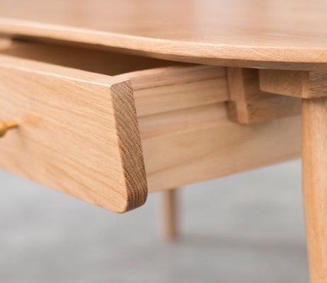 Muebles de sala de estar de madera moderna W120*D60*H45CM Mesa de café de madera sólida con embalaje de correo