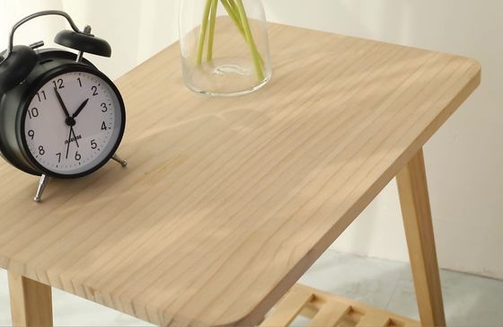 Diseños personalizados Vintage de madera maciza Cuadrada de fin de mesa de café W50*D35*H42CM para el salón