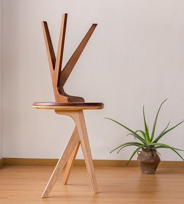 Mesa redonda vintage diseños personalizados para mesa lateral de café en muebles de la sala de estar de madera maciza