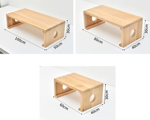 Mesa de café de diseño moderno para el salón de la villa Muebles de madera maciza Mesa de extremo