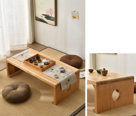 Mesa de café de diseño moderno para el salón de la villa Muebles de madera maciza Mesa de extremo