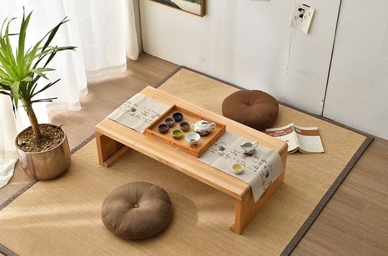 Mesa de café de diseño moderno para el salón de la villa Muebles de madera maciza Mesa de extremo