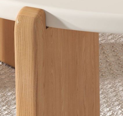 Se acepta el servicio OEM Personalizar Modernos Conjuntos de mesa redonda de madera sólida Fin Mesa de café Muebles de sala de estar Mesa lateral de madera