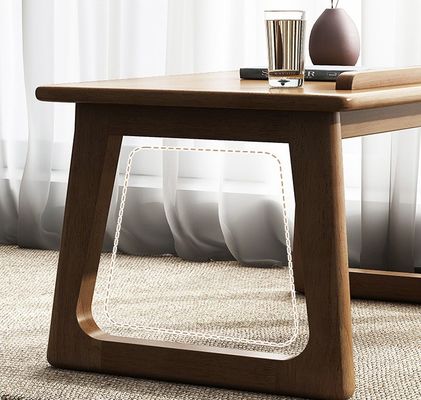 Personalizar la mesa lateral de madera para el aprendizaje y el salón de muebles sin plegado en color natural