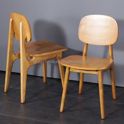 Silla de comedor de madera sólida plegada para el hotel restaurante Morden y sofisticadamente
