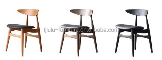 Colores personalizados de madera maciza espalda redonda silla de comedor nórdica para hotel restaurante banquete y hogar en estilo clásico moderno