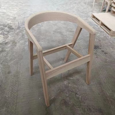 Muebles de restaurante Silla de comedor de madera estilo nórdico PU / tejido de cuero tapizado Silla de madera moderna para restaurante