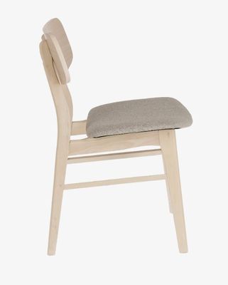 Personalizar Restaurante Hotel Tapicería silla de comedor de madera en material de madera sólida resistente y diseño moderno