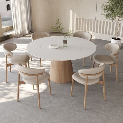Silla de comedor de madera sólida de PU moderna para restaurantes y cafeterías de diseño nórdico estilo de diseño 2023