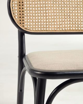 Muebles de hotel Restaurante Moderno Customizar Tapicería Cobertura de algodón Silla de comedor para robusto en el hotel