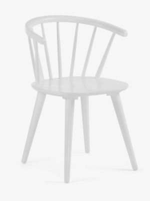 Silla de comedor de madera sólida moderna Windsor W35*D37*H77CM para la optimización del espacio de comedor