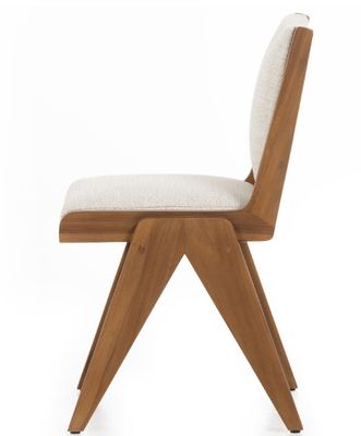 Silla de comedor de madera maciza de tejido moderno tapizada para restaurantes Hoteles Muebles generales para el hogar