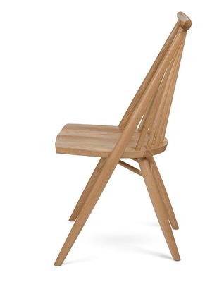 Muebles de comedor de madera de madera maciza silla de comedor Windsor W54.6*D50*H96.5CM y diseño elegante