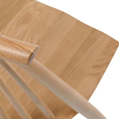 Muebles de comedor de madera de madera maciza silla de comedor Windsor W54.6*D50*H96.5CM y diseño elegante