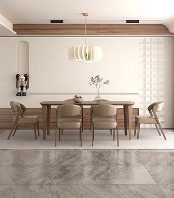 Muebles de comedor de lujo italiano de diseño moderno silla de café de madera sillas apiladas para comidas sofisticadas