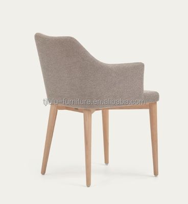 Silla de descanso de madera de piernas sólidas para el salón de la sala de estar