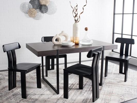 Silla de comedor de madera maciza Muebles de espalda alta de época para la colección de hogares modernos