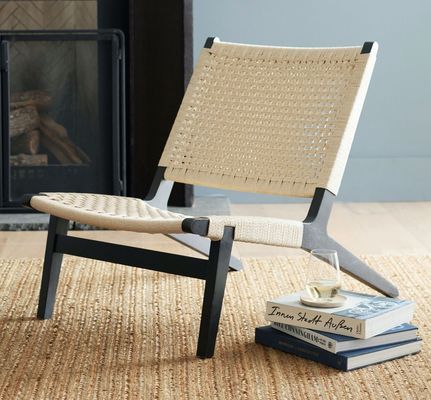 Silla de sala de estar de madera sólida de madera moderna para el diseño nórdico