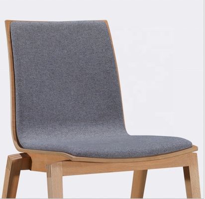 Camas de comedor de tela moderna confortable de terciopelo para restaurante de madera