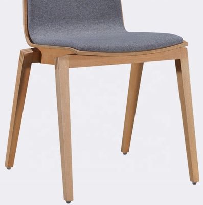 Camas de comedor de tela moderna confortable de terciopelo para restaurante de madera