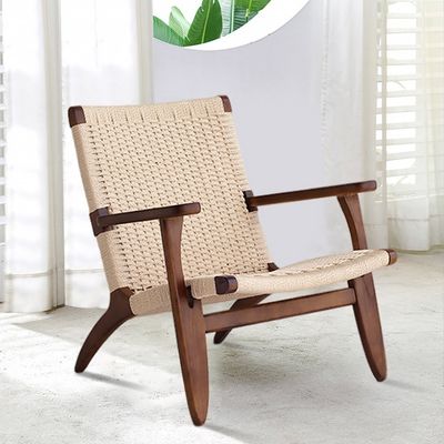 Muebles de salón de madera maciza con reposabrazos de nitrolacquer