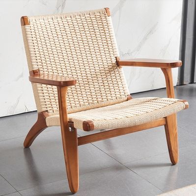 Muebles de salón de madera maciza con reposabrazos de nitrolacquer