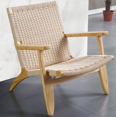 Muebles de salón de madera maciza con reposabrazos de nitrolacquer