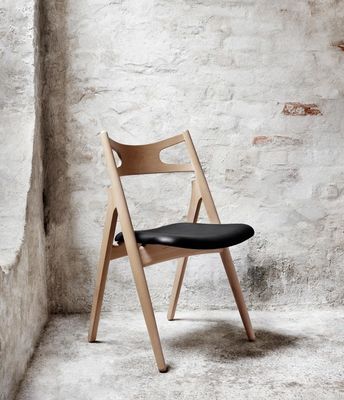 LL-C28 Silla de madera tapicada nórdica para comedor