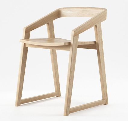 Casa Muebles de madera silla de comedor de madera maciza para el comedor