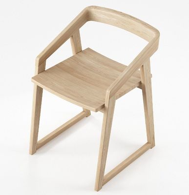 Casa Muebles de madera silla de comedor de madera maciza para el comedor