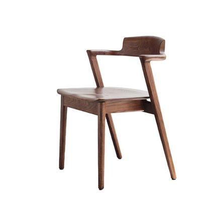 Silla de madera Comedor de madera Restaurante Diseño moderno