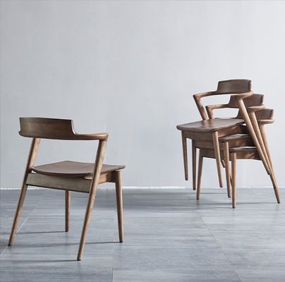 Silla de madera Comedor de madera Restaurante Diseño moderno