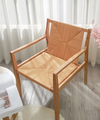 Muebles de hogar marco de madera maciza de roble nitrolacquer acabado silla desmontable asiento silla de comedor para el diseño moderno sala de estar