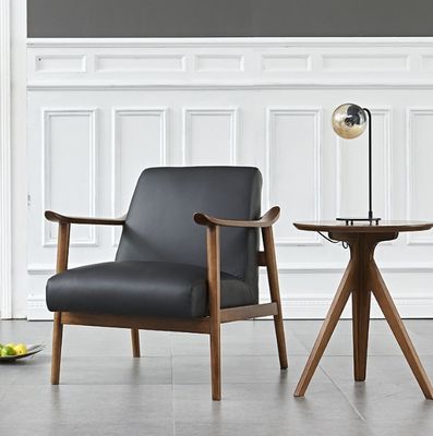 Silla de ocio de tela de sala de estar / cuero de PU con personalización de estilo de diseño moderno