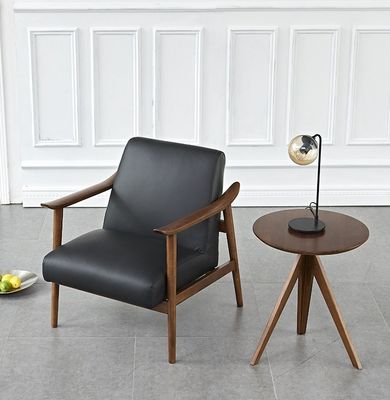 Silla de ocio de tela de sala de estar / cuero de PU con personalización de estilo de diseño moderno
