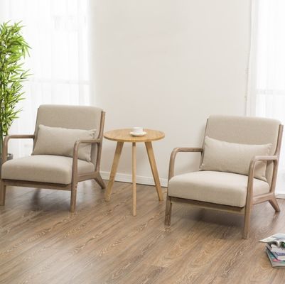 Color personalizado Mono Veludo / Algodón y Lino / Muebles de Cuero PU Silla de Salón para interiores modernos y elegantes
